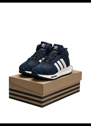 Adidas originals retropy e5 navy white fur