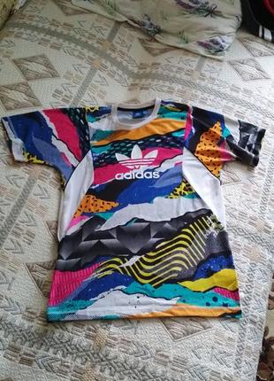 Мужская футболка adidas center logo t-shirt (m-l) оригинал редкая4 фото