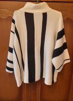 Бело-черный кардиган 2