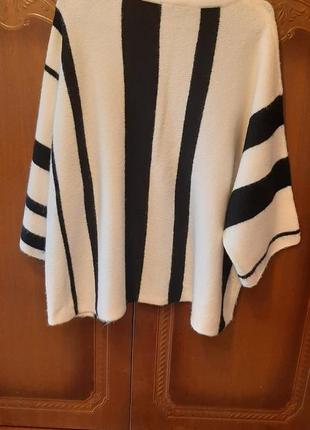 Бело-черный кардиган 3