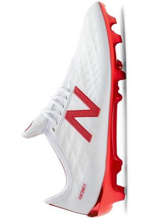 Бутсы, копочки new balance furon 4.0 pro fg, белые1 фото