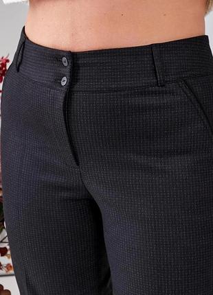 Классические женские кашемировые брюки офисного стиля3 фото