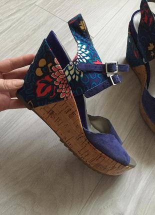 Кожаные сандали босоножки clarks