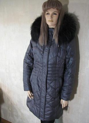 Женское зимнее пальто с капюшоном2 фото