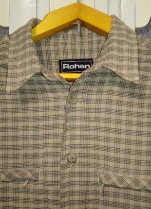 Рубашка rohan on route (англия) с длинным рукавом, треккинговая, туристическая.2 фото