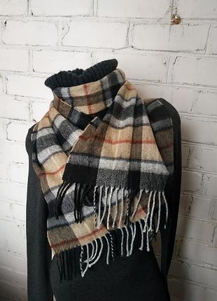 Шарф у клітинку/вовна 50% k&l ruppert
