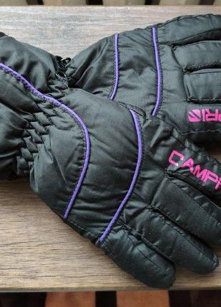 Рукавички лижні краги зимові теплі водовідштовхуючі рукавички4 фото