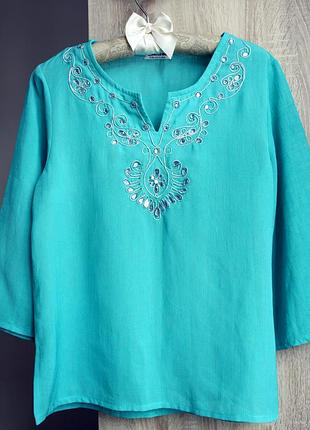 Corason collection вiзкозна блуза морської хвилі l