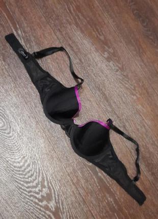 Брендовый красивый бюстгалтер с кружевом р. 32 b 70 b от ann summers, косточки, поролон7 фото