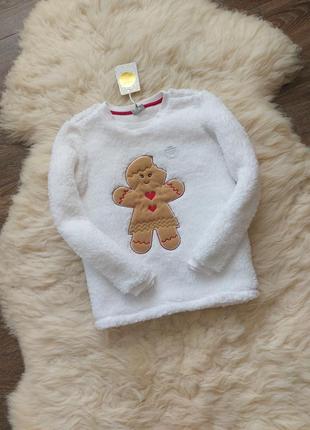 Мехова кофтинка ovs (італія) на 5-6 років (розмір 110-116)