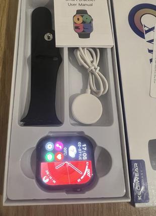 Smart watch kw9 max черный3 фото