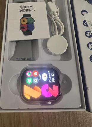 Smart watch kw9 max серебро3 фото