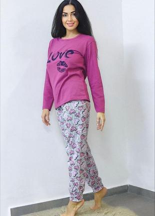 Пижама комплект подарка кофта штаны домашняя одежда для дома сна набор пижамка