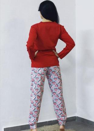 Пижама комплект подарка кофта штаны домашняя одежда для дома сна набор пижамка4 фото