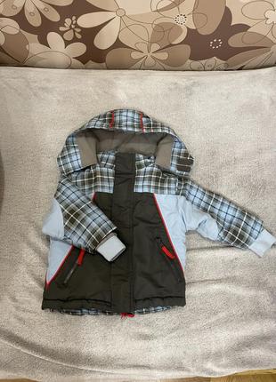 Куртка на мальчика, tm topolino эвро зима, р.80 полномерный