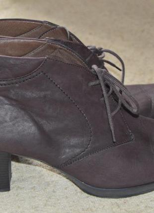 Ботильйони, черевики шкіряні gabor розмір 41, ботинки1 фото