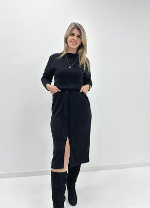 Женское теплое платье ангора длинное зима осень весна