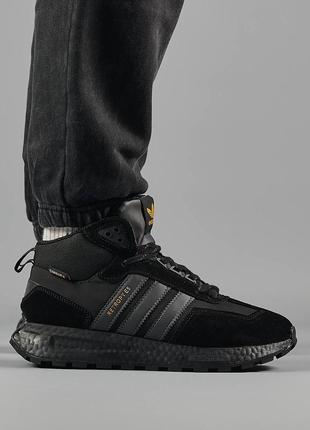 Шикарні зимові кросівки "adidas originals retropy fur winter"1 фото