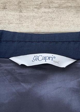 Gi capri napoli мужской пиджак жакет блейзер итальянский синий размер 48 м3 фото