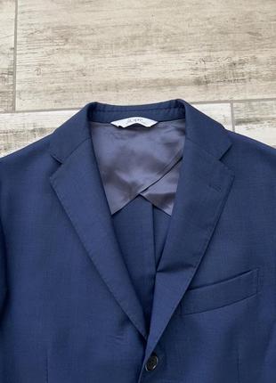 Gi capri napoli мужской пиджак жакет блейзер итальянский синий размер 48 м5 фото