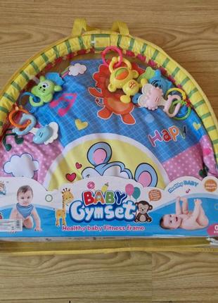 Дитячий розвиваючий коврик baby gymset (74х65см)