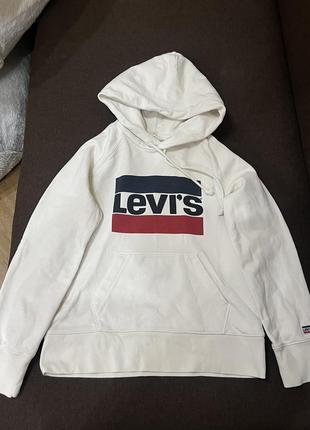 Бавовняний худі levi’s оригінальний з капюшоном2 фото