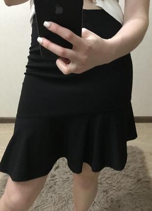 Юбка юбочка спідниця чорна черная3 фото