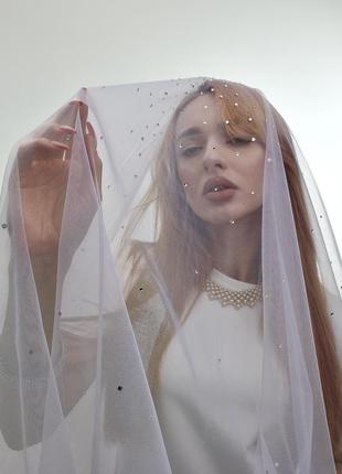 Фата для невесты со стразами. сияй!