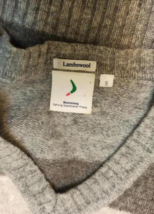 Оригінальний светр 100% lambswool розмір s6 фото