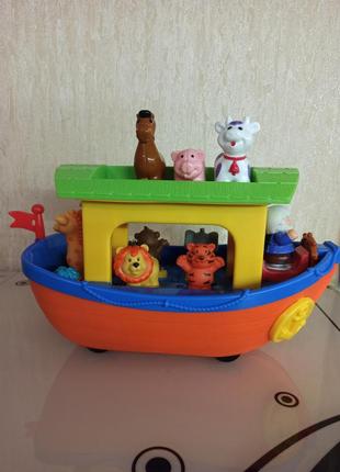 Ігровий набір - ноїв ковчег kiddieland ковчег ноя корабель