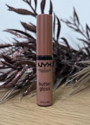 Оригінал nyx professional makeup butter gloss зволожувальний блиск дял губ 46 butterscotch2 фото