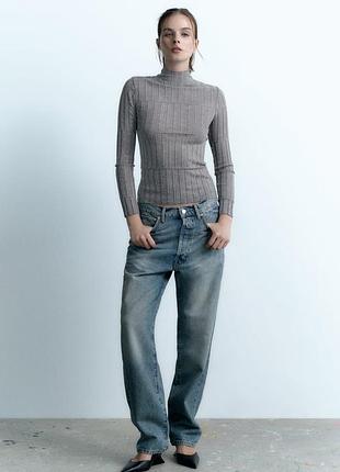 Шерстяний светрик zara гольф водолазка