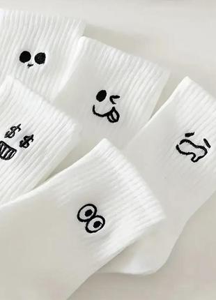 Жіночі шкарпетки з смайликами