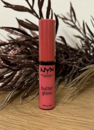 Оригінал nyx professional makeup butter gloss зволожувальний блиск дял губ 36 sorbet2 фото