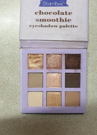 Glambee chocolat smoothie palette палітра тіней4 фото