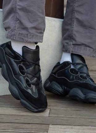 Чоловічі кросівки adidas yeezy 500 black