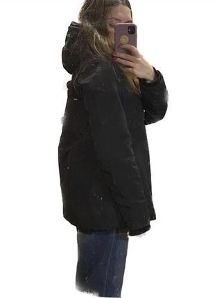 Zara mango cos куртка зимняя с капюшоном3 фото