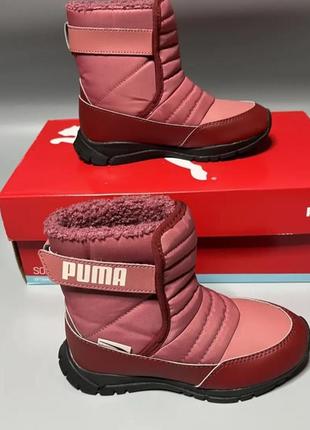 Детские зимние ботинки puma2 фото