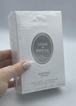 Creed love in white парфюмированная вода 75мл