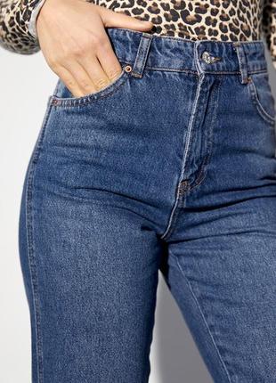 Женские классические джинсы с высокой посадкой7 фото