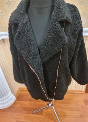 Сучасна м'якенька тепла курточка тедді р.585 фото