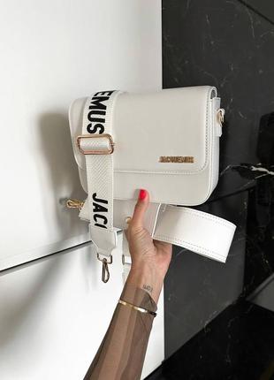 Сумка jacquemus white 😍