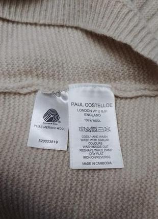 Шерстяной свитер джемпер paul costelloe4 фото