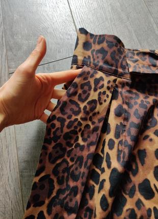 Юбка леопард , леопардовый принт , юбка карандаш италия   rinascimento3 фото