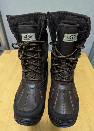 Ugg waterproof - зимние кожаные водонепроницаемые ботинки ботинки2 фото