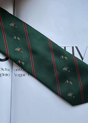 Зелена краватка vintage golfers tie