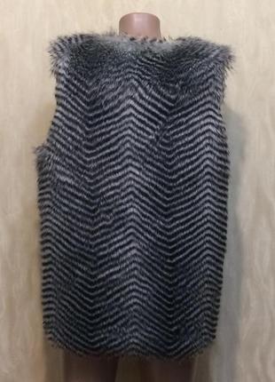 Модный жилет из искусственного меха atmosphere", р.126 фото