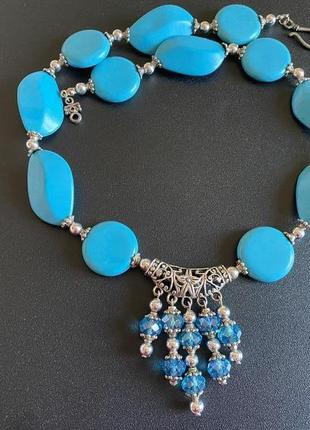 Колье с бирюзой