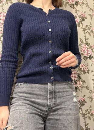 Котоновий светр  polo ralph lauren/базовий светр/котоновий светр/класичний котоновий светр/светр в косичку