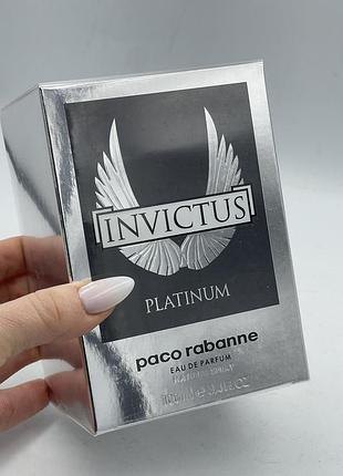 Invictus platinum paco rabanne парфюмированная вода 100мл